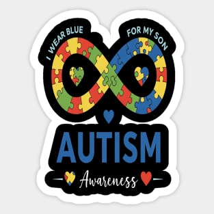 Autism Son Tee - Infinity Love Awareness Design Sticker
